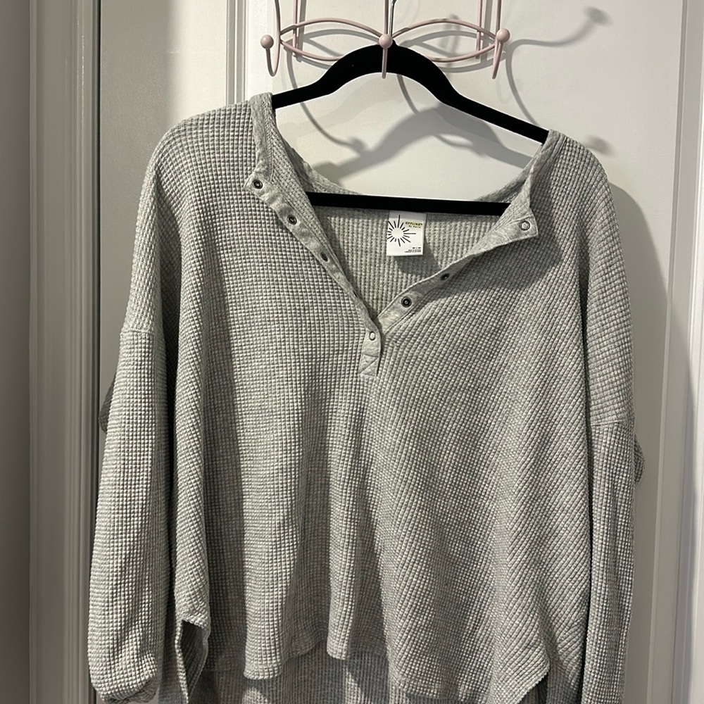 aerie Waffle like shirt